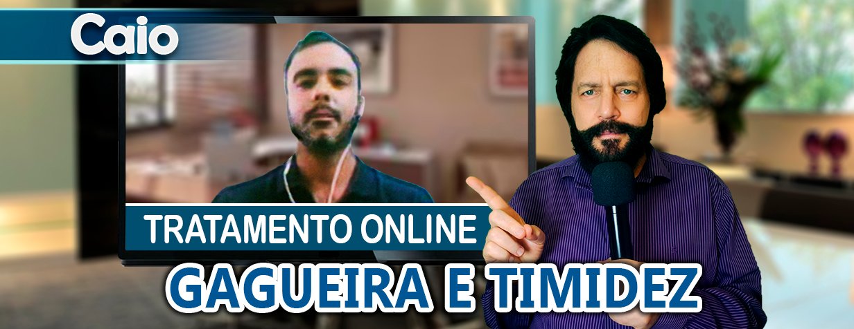 Cura da gagueira online o Caio nos EUA